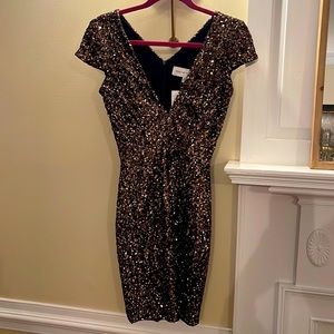 Sequin Gold NWT Dress
